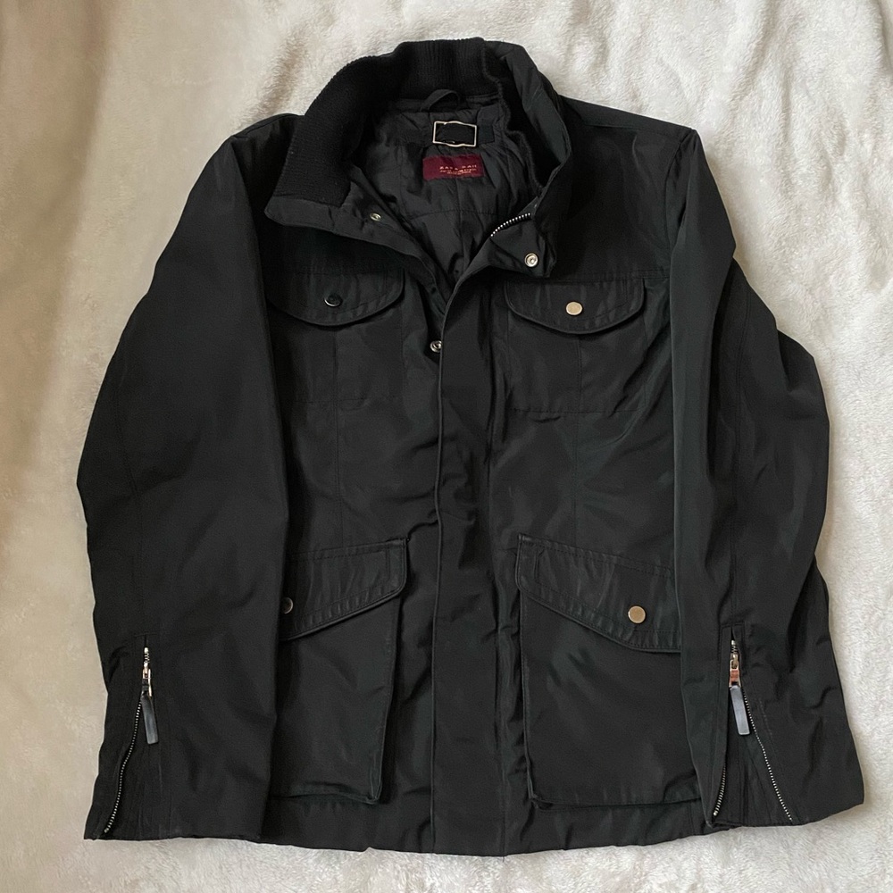 ❗️SOLD❗️Zara Men’s Waterproof Black Jacket - Picture 1 of 8